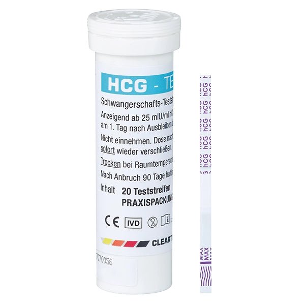 HCG - Schwangerschafts - Teststreifen lose - CLEARTEST