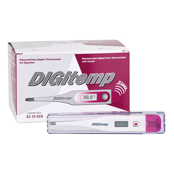 Elektronisches Fieberthermometer - DIGItemp im Einzeldisplay - Digitemp