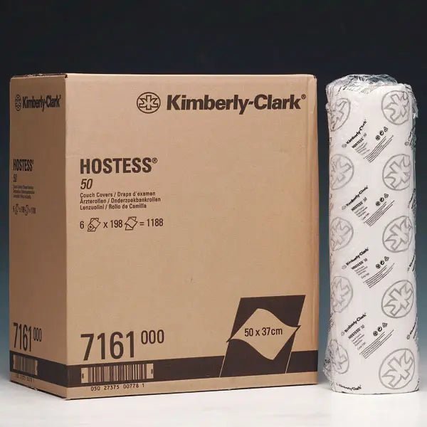 Ärzterollen - weiß / 1 - lagig - Kimberly Clark
