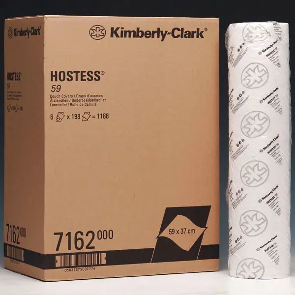Ärzterollen - weiß / 1 - lagig - Kimberly Clark