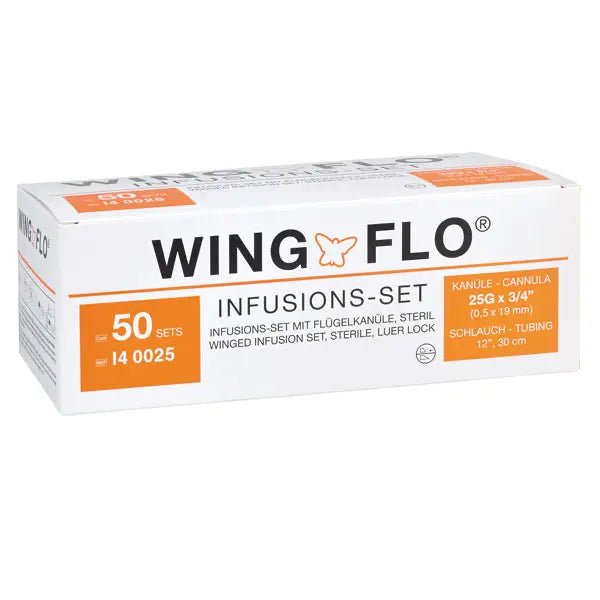 Wing - Flo Flügelkanülen - grau - Wing - Flo