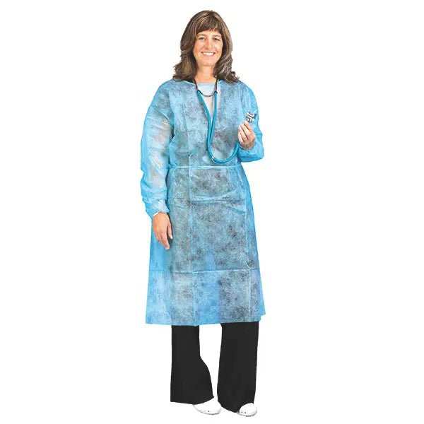 Einmal - Besucherkittel blau - Mediware