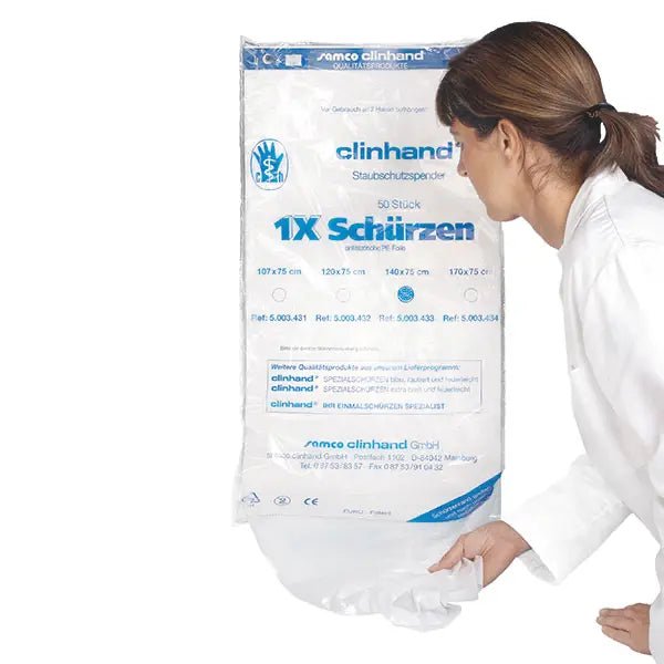 Einmal Schürzen - Herrengröße - samco clinhand GmbH