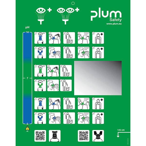 pH Neutral - Augenspülflasche - im Einzelkarton verpackt - Plum
