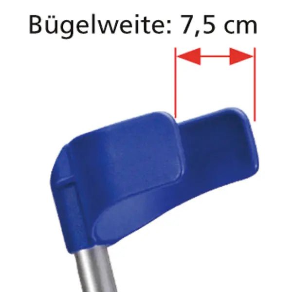 Gehstütze für Kinder - rot - gelb - blau Kombination - Ossenberg GmbH