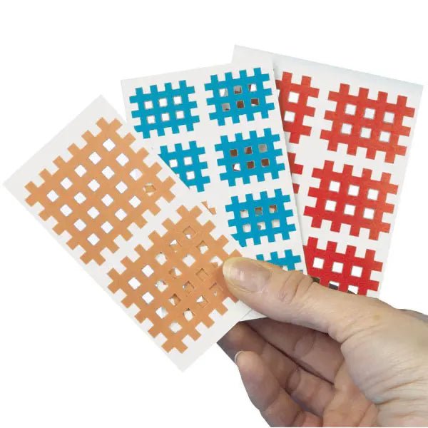Gittertape - pack - Packung mit 20 Blatt - rot - AQ - Strip