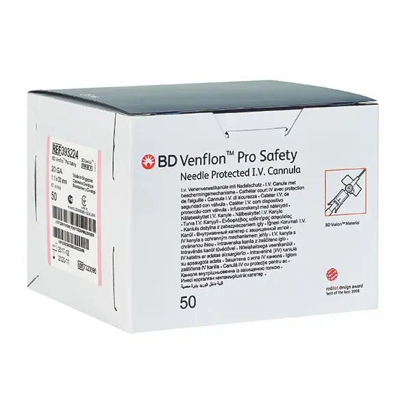 Venflon Pro Safety Sicherheits - Venenverweilkanüle - blau - BD Becton Dickinson