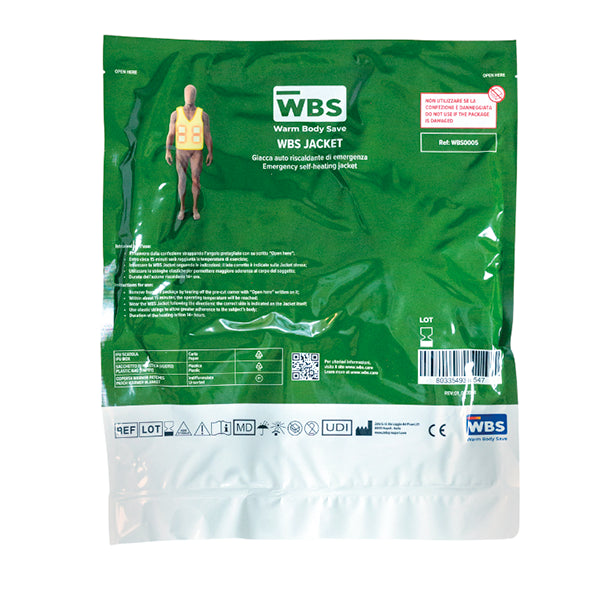 WBS Heated Vest | Self-heating | 8 Heating Elements