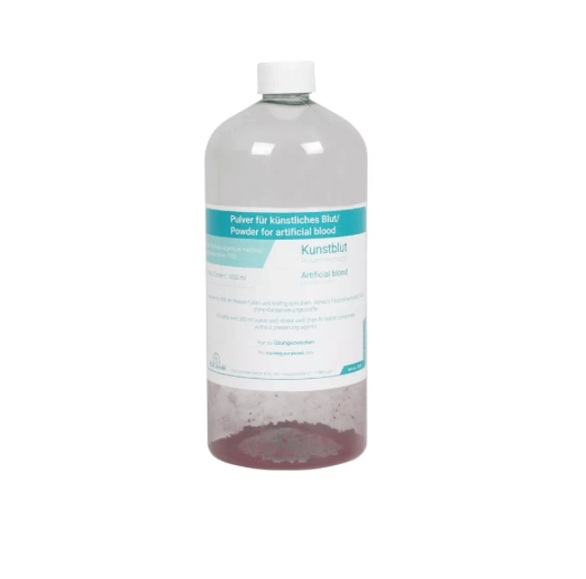 Blutpulver für 1000 ml Kunstblut – praktische Lösung für realistische Blutsimulation - Erler - Zimmer