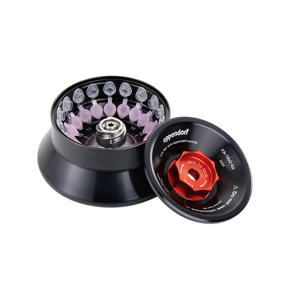 Rotor FA-18x2 kit aerosol-tight, incl. aerosol-tight rotor lid