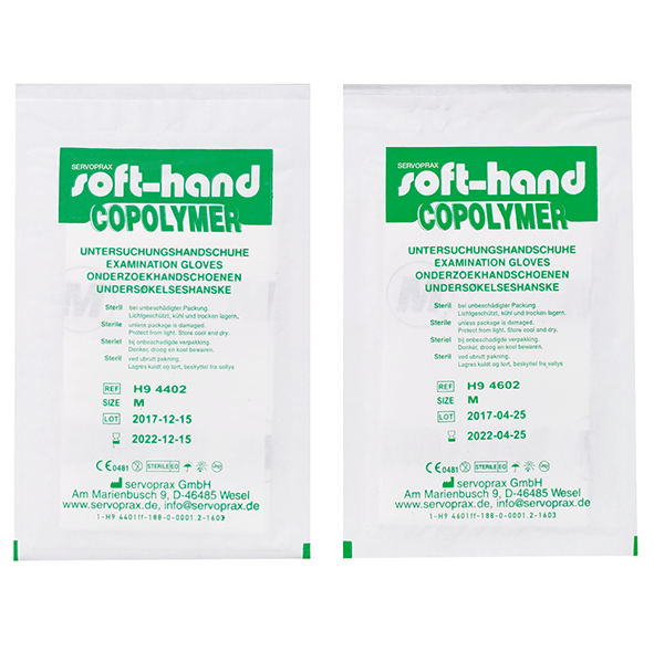 Soft - Hand Copolymer - steril - Servoprax