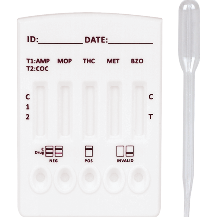 Multi Drug Drogentest/Nachweis von 6 Drogen in Urinproben, Schnelltest - CLEARTEST