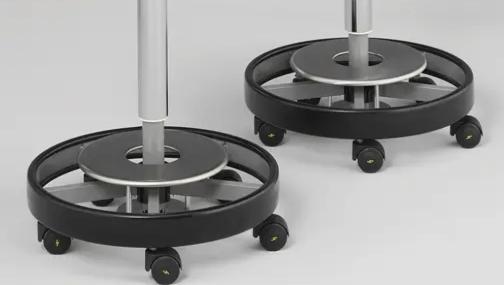 SCHMITZ medical GmbHgebremste Rollen bei Belastung gebremst, unbelastet frei beweglichDocMed GmbH