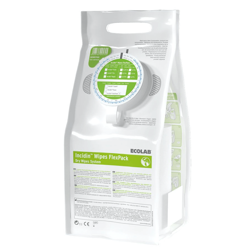 EcolabIncidin Wipes FlexPack mit grüner Kappe (6 FlexPack)DocMed GmbH