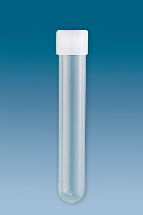 PP-Röhrchen 13 ml, 101 x 16,5 mm, Rundboden, steril