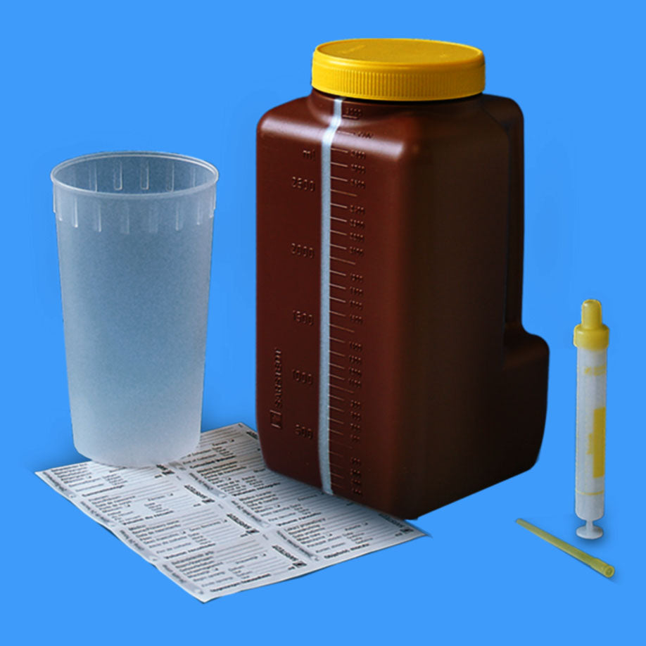 UriSet 24 - Complete Set for 24-Hour Urine Collection