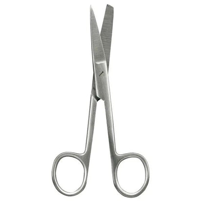 Chirurgische Schere gebogen - spitz - stumpf - 14.5 cm - Servoprax
