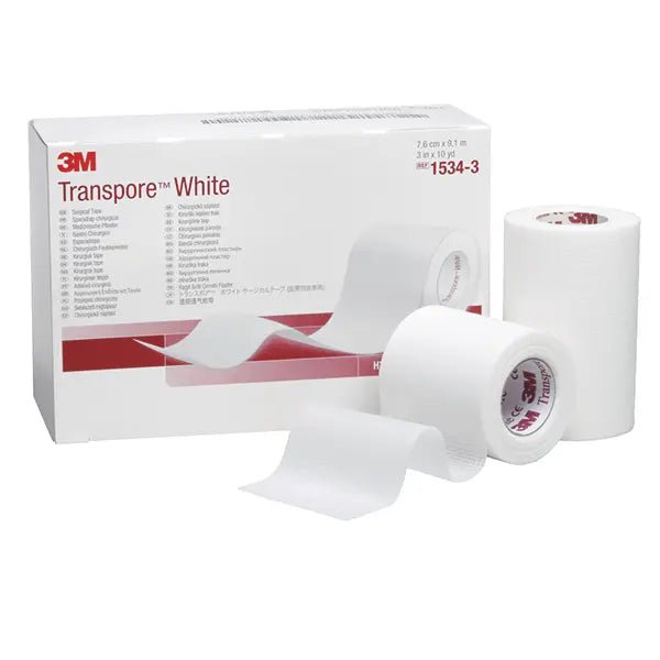 Transpore / Transpore White Pflaster - weiß. ohne Abroller - 3M/Solventum