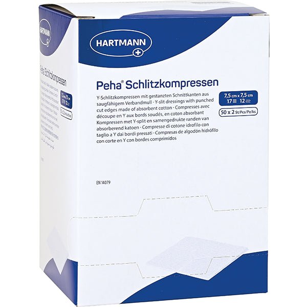 Schlitzkompressen - 7.5 x 7.5 cm - PAUL HARTMANN AG