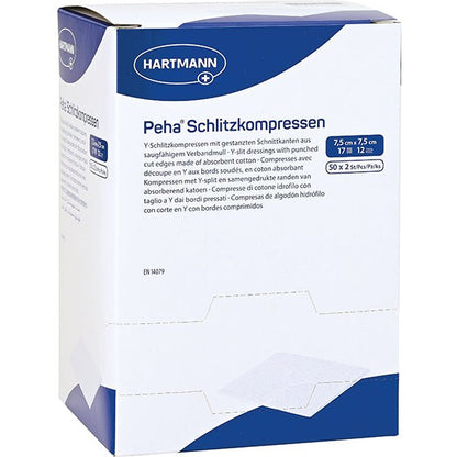 Schlitzkompressen - 7.5 x 7.5 cm - PAUL HARTMANN AG