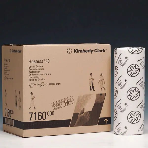 Ärzterollen - weiß / 1 - lagig - Kimberly Clark