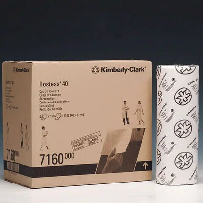 Ärzterollen - weiß / 1 - lagig - Kimberly Clark
