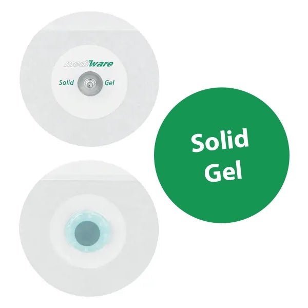 Textil‑Elektrode Solid Gel – rot - Mediware