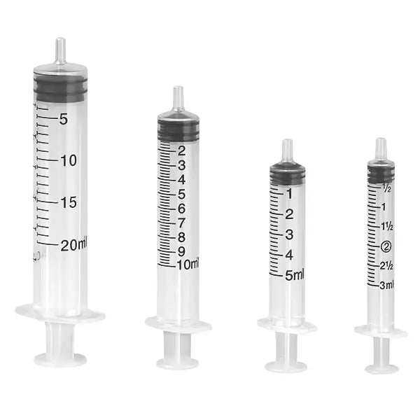 Einmalspritzen mit zentriertem Ansatz - 5 ml - Mediware