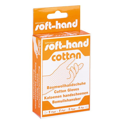 Cotton Zwirnhandschuhe - Paarweise im Karton - Soft - Hand