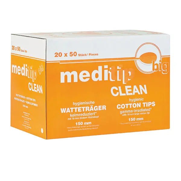 Clean Watteträger big - 200 mm - Meditip