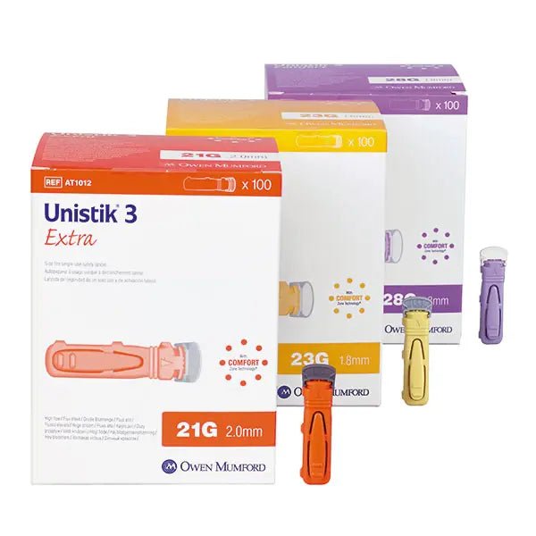 Sicherheitslanzetten - Normal - Einstichtiefe: 1.8 mm - OwenMumford