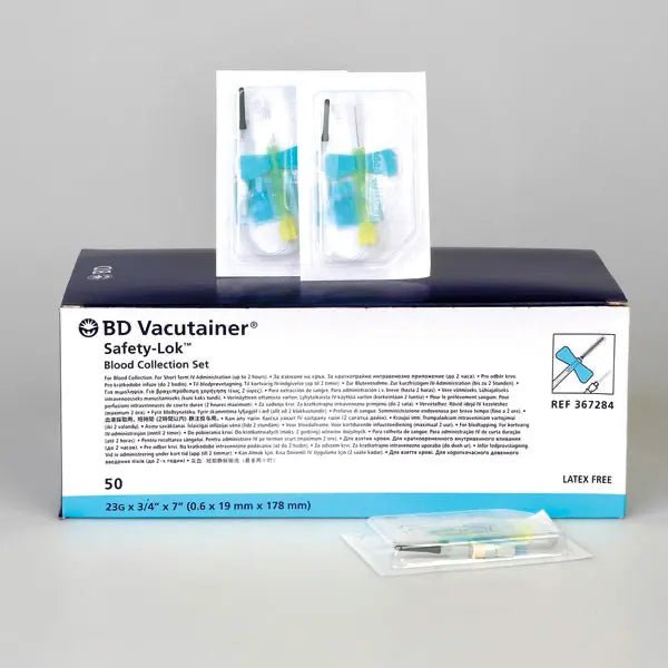Vacutainer Safety Lok Blutentnahmeset - hellblau - BD Becton Dickinson