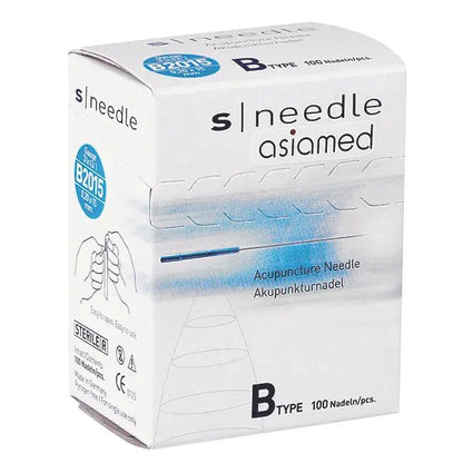 S - Needle Akupunkturnadeln - Typ B - ohne Führungsröhrchen - braun - Seirin/3B