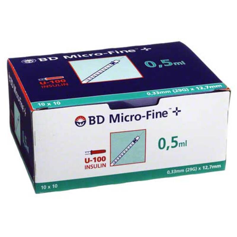 BD insulin syringes Microfine Plus - U 100