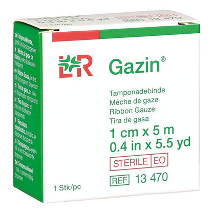 Gazin Tamponadebinden - 5 cm x 5 m - Lohmann und Rauscher
