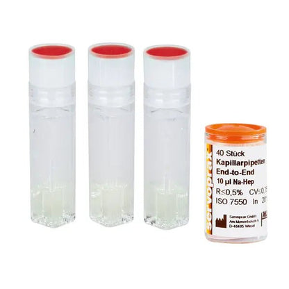 Vierkantküvetten - Hb, passend für Minilab 1, 2, 3 - Readytest Mini