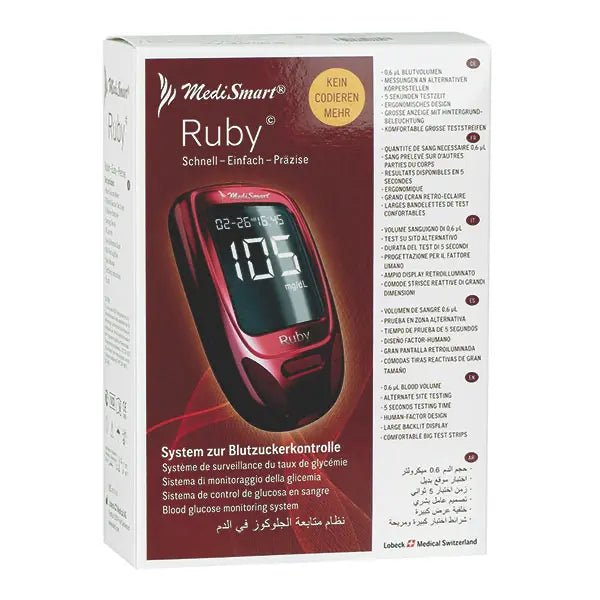Ruby Blutzuckermesssystem - MediSmart