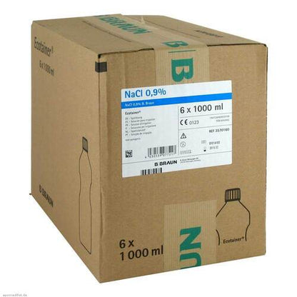NaCl. 0.9% B. Braun Irrigation Solution, Ecotainer (6x1000ml)
