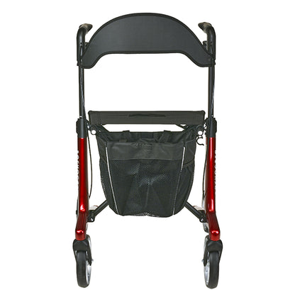 Carbon Rollator mit PU-Bereifung