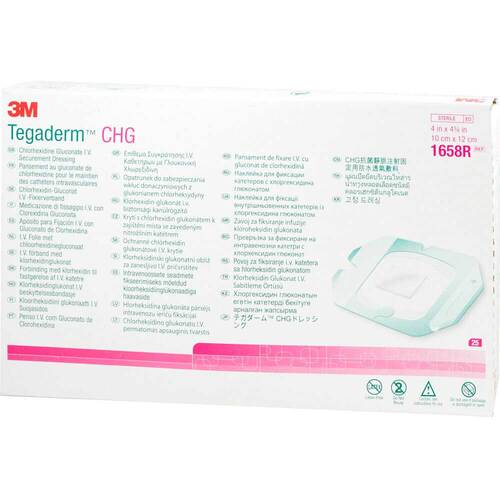 Tegaderm CHG Chlorhexidine Gluconate IV Fixation Dressing