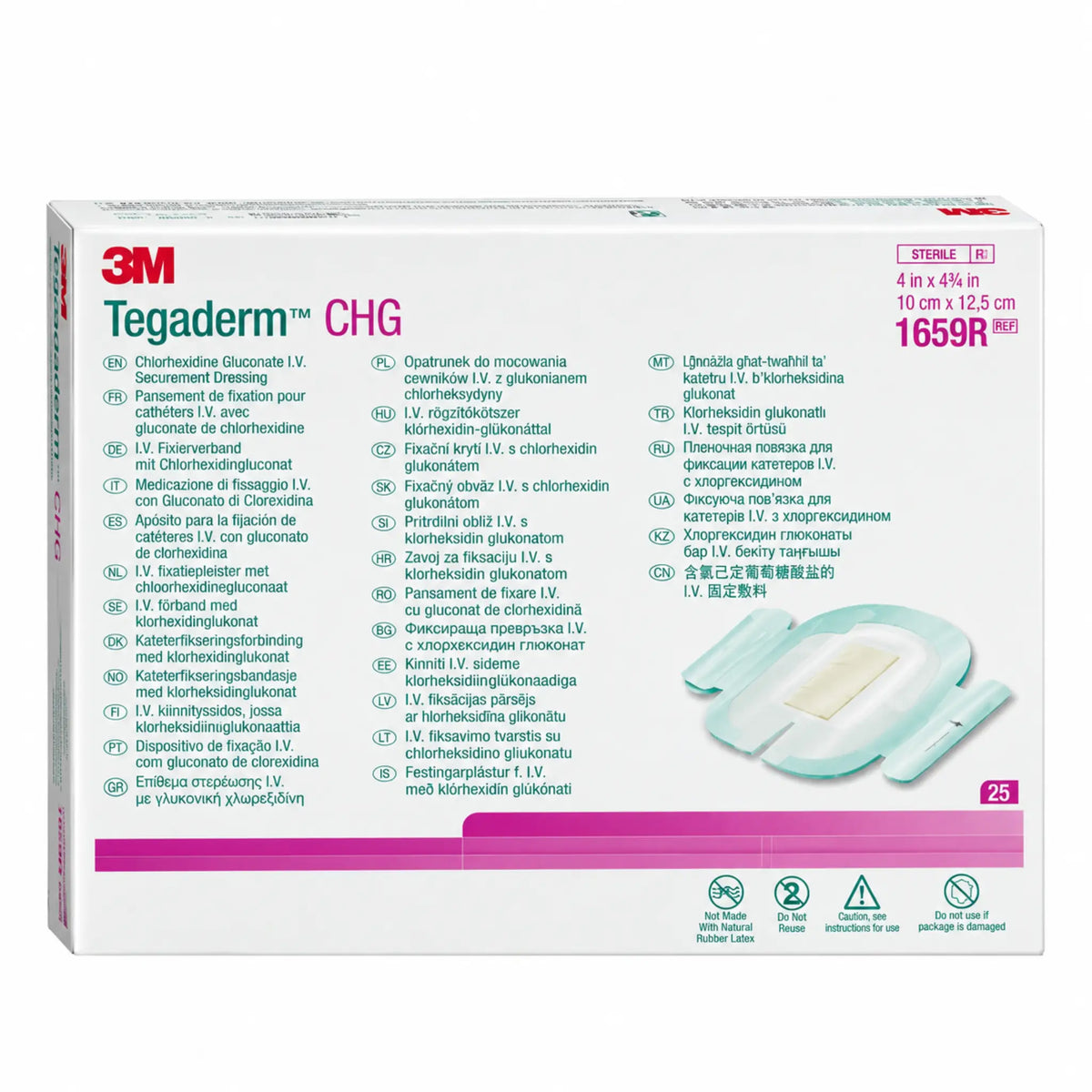 Tegaderm CHG Chlorhexidine Gluconate IV Fixation Dressing