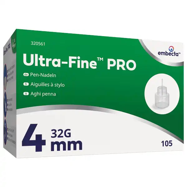 Embecta Micro-Fine Ultra-Fine PRO Pen-Kanülen 32G x 4 mm