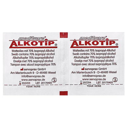 Alkotip ECO-Standard Alcohol Swabs