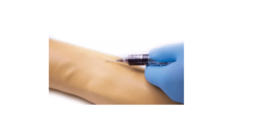 Trainingsarm für intravenöse Injektion – realistisches Übungsmodell für die Punktionstechnik - Erler - Zimmer