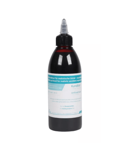 Schminkblut für realistische Unfalldarstellung, 250 ml – für Simulation, Notfalltraining und Moulagen - Erler - Zimmer