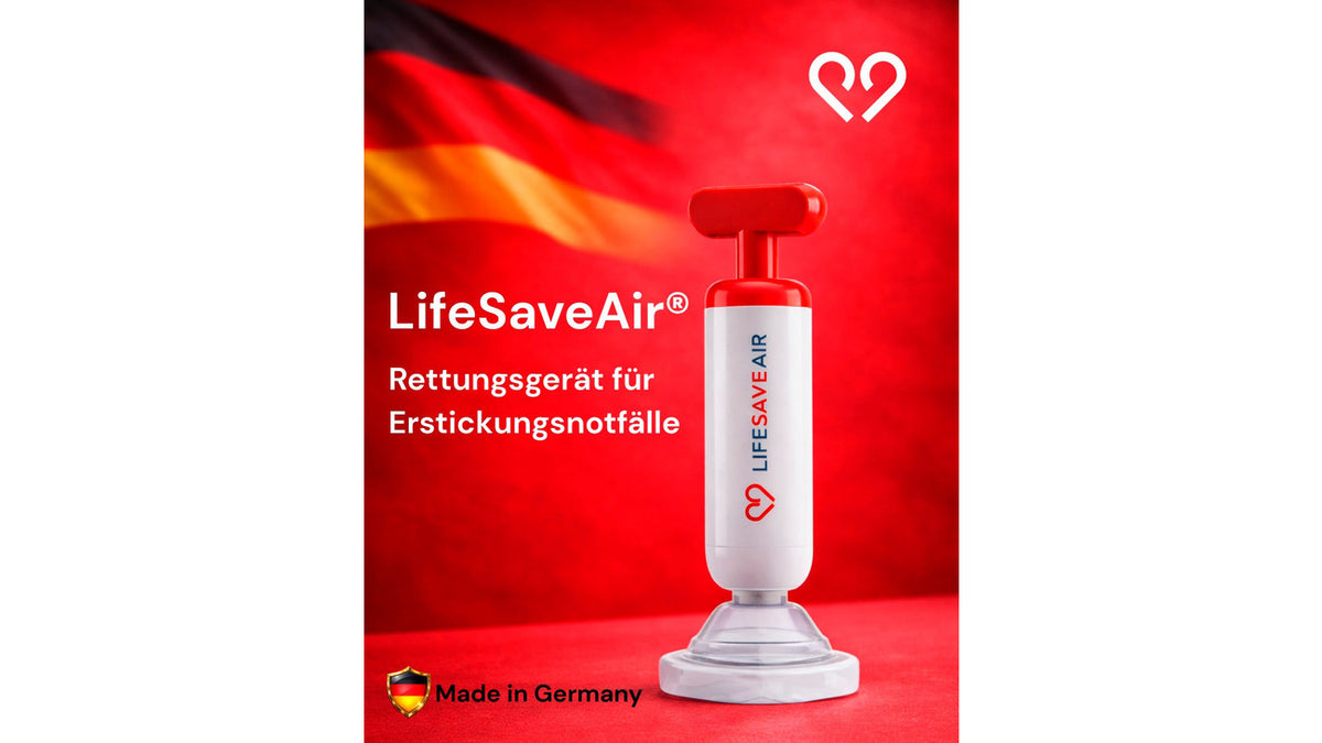 LifeSaveAir Rettungspumpe bei Erstickungsnotfällen