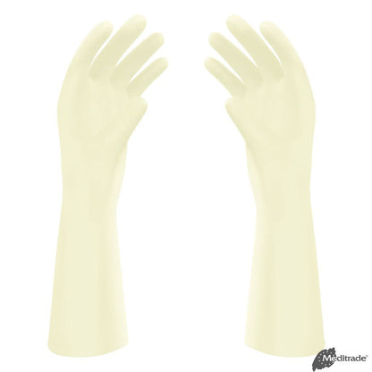 Reference Surgical gloves, latex, lightly powdered, sterile