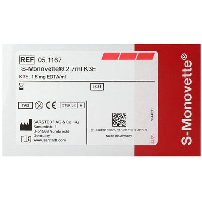 S-Monovette Blood Count