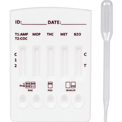 Multi Drug Drogentest/Nachweis von 6 Drogen in Urinproben, Schnelltest - CLEARTEST