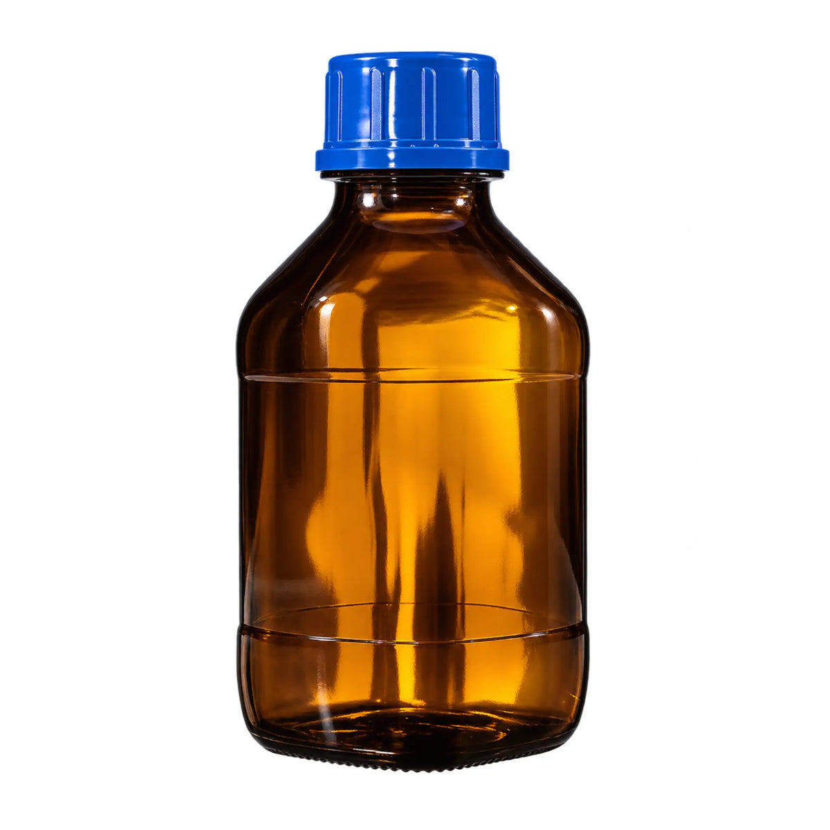 Threaded Bottle | Amber Glass | 500 ml | with Screw Cap